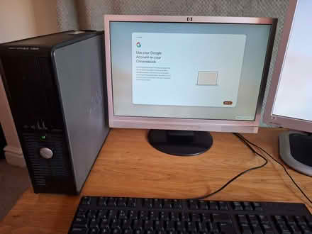 Photo of free Dual monitor computer with chromeOS Flex (Golden Triangle NR2) #2