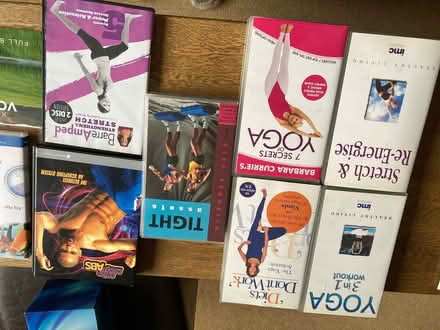 Photo of free 4 dvds and 5 vhs Exercise and Yoga (Dudleston Heath SY12) #1