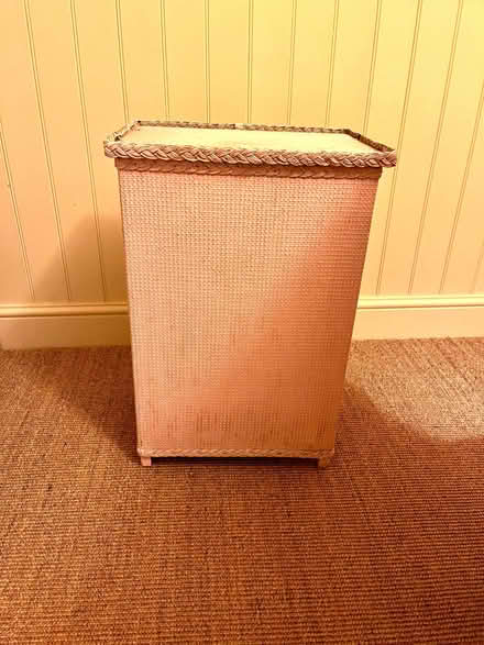 Photo of free Lloyd Loom laundry basket (Kingsway) #2