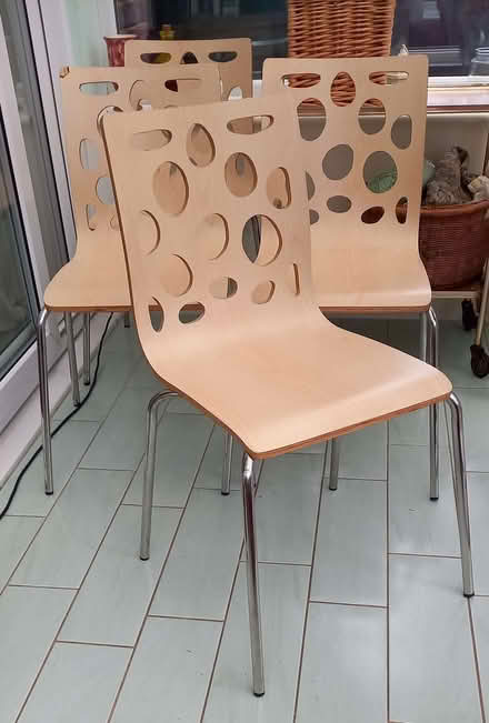 Photo of free Dining chairs x 4 (Filsham TN38) #1