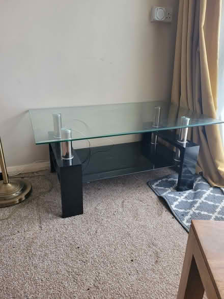 Photo of free Glass and chrome coffee table (Chippenham SN14) #2