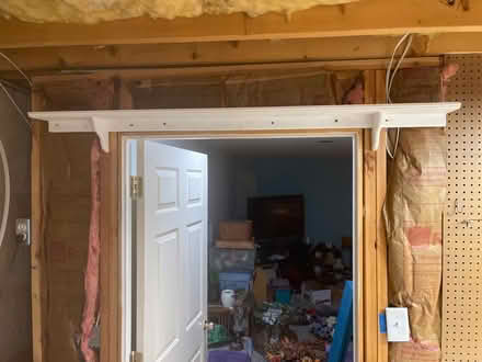 Photo of free Wood shelf wooden white (Hatfield Pa) #2