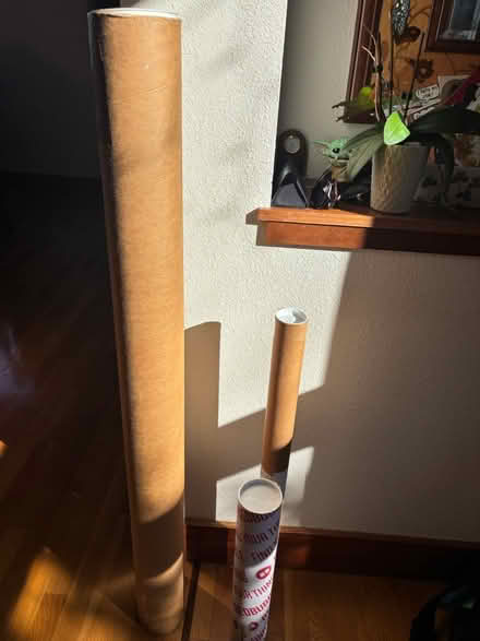 Photo of free Misc cardboard poster tubes (Broadway Terrace Rockridge) #1