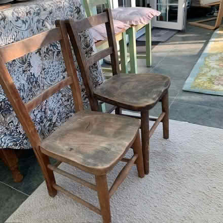 Photo of free Children's wooden chairs (Sanderstead CR2) #1