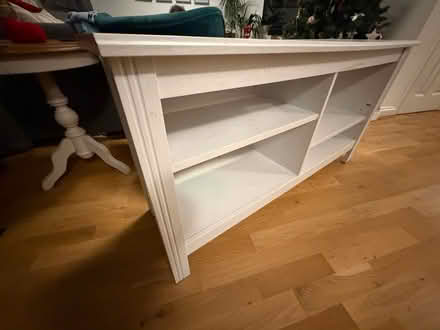 Photo of free White Tv stand with shelves (KT198RT) #2