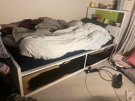 Photo of free 2 single beds with storage (Howth Dublin) #2