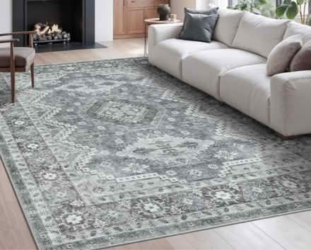 Photo of free 5' x 7' washable rug (Cupertino Public Library) #1