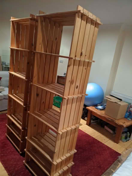 Photo of free Stand alone, pine slatted shelves (Penicuik EH26) #4