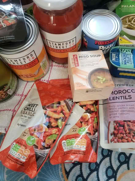 Photo of free Various tins, sauces etc (Wandsworth Common SW12) #1
