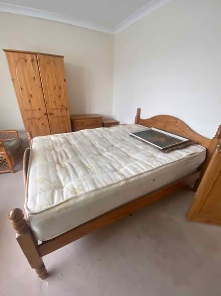Photo of free Pine double bed (Chapelfields CV5) #2