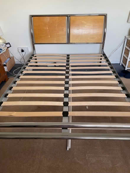 Photo of free Double bed frame (Yaxley) #1