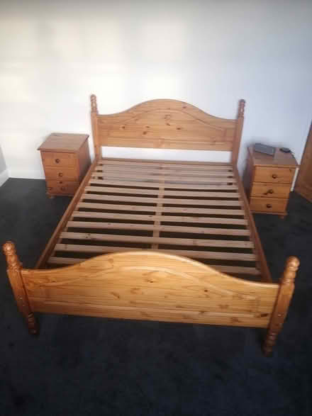 Photo of free Pine double bed (Chapelfields CV5) #1