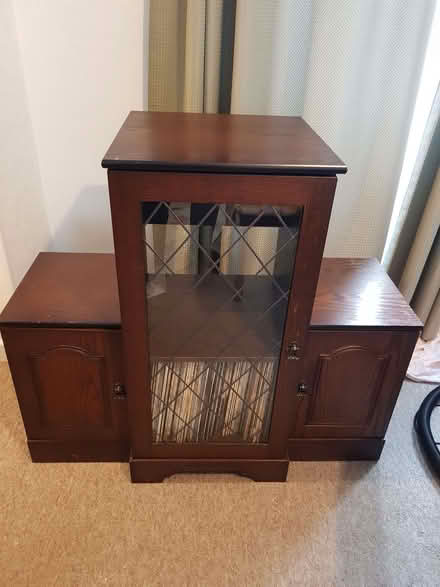 Photo of free Older style hi fi cabinet. (Records not included) (Parkham Hill TQ5) #1