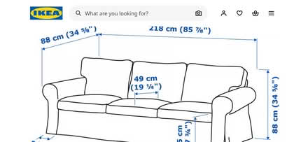 Photo of free Ikea EKTORP 3 seater sofa (Middleton Cheney OX17) #4