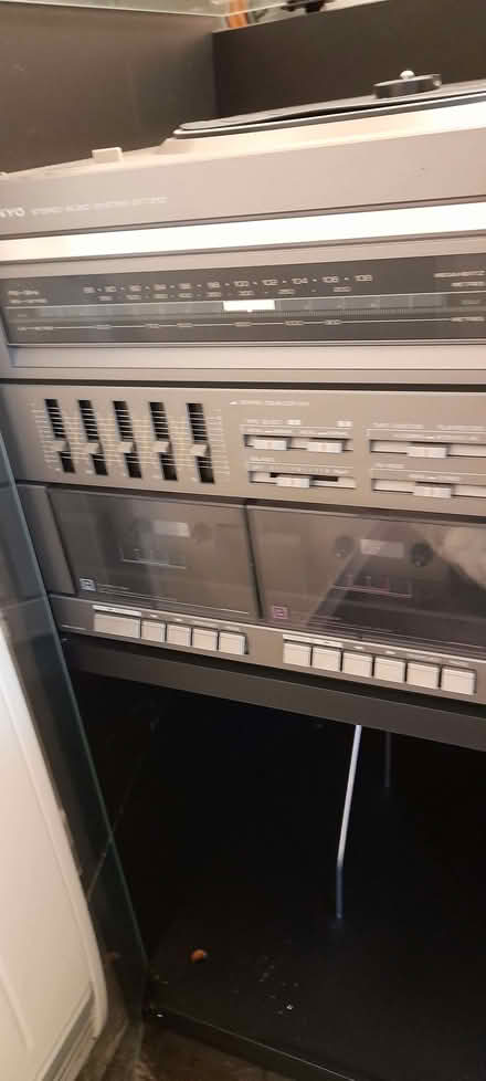 Photo of free Sanyo 1980s hifi,record and cassette decks, radio (Birkby CA15) #2