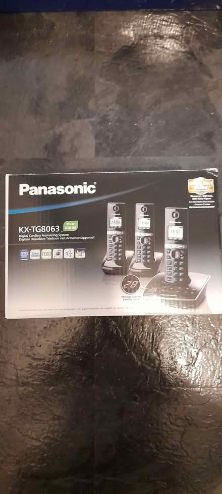 Photo of free Panasonic landline handsets, set of three (Birkby CA15) #1