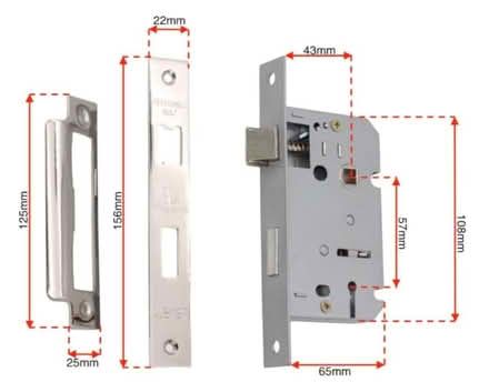 Photo of free 2 lever mortice sashlock (Stopsley LU2) #2