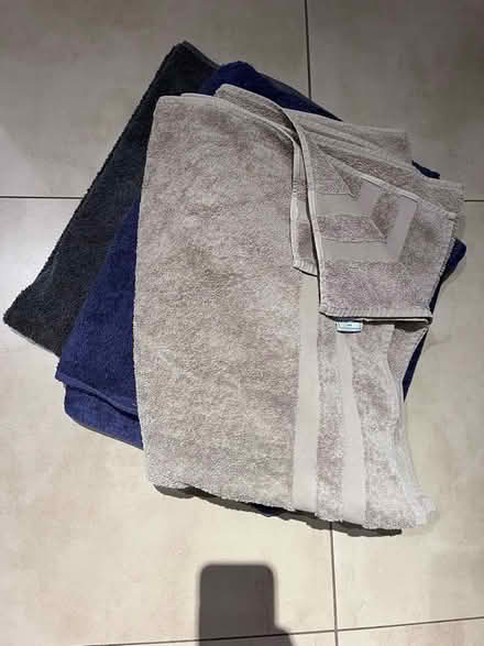 Photo of free 3 large bath towels for pets (The Wells KT18) #1