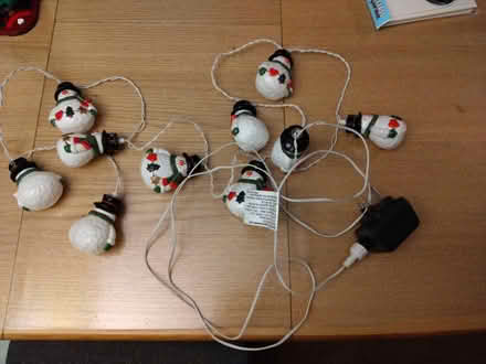 Photo of free Snowman lights (Leckhampton GL53) #1