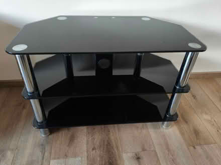 Photo of free TV stand black glass (Jerrymoor Hill Finch RG40) #2