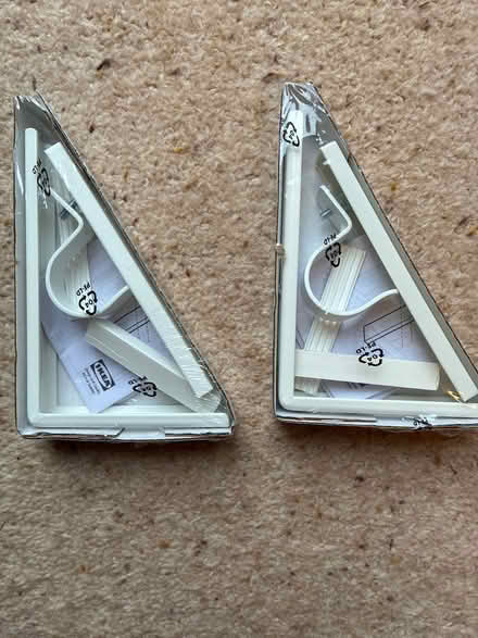 Photo of free 2 IKEA Curtain Pole Brackets (CT2) #1