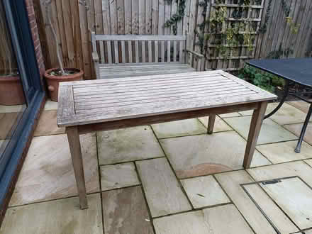 Photo of free Garden table (Summertown OX2) #1