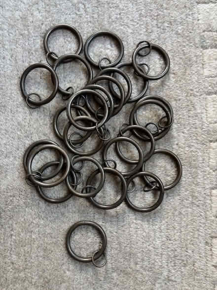 Photo of free Drapery Rings (West Medford / Winchester line) #1