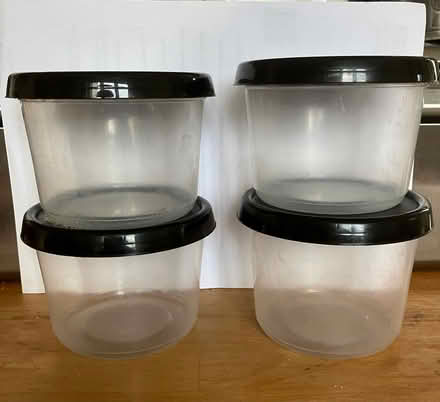 Photo of free Empty plastic pots with tight lids (Bisley Road GL5) #1