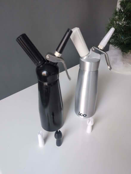 Photo of free 2 x used cream dispenser bottles (Clerkenwell WC1X) #1