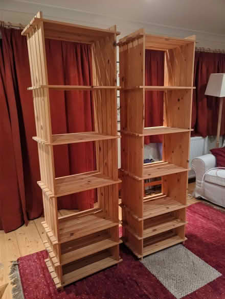 Photo of free Stand alone, pine slatted shelves (Penicuik EH26) #1