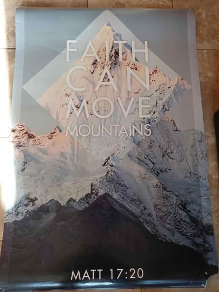 Photo of free Poster - Faith can move mountains (Appleby/New Street, Burlington) #1