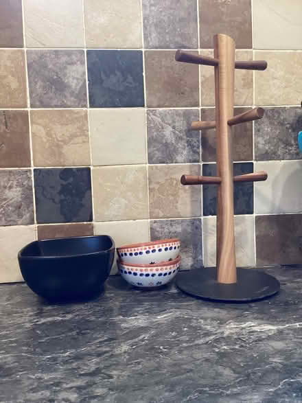 Photo of free Glasses, mugs, mug tree, bowls (Lostock Hall PR5) #2