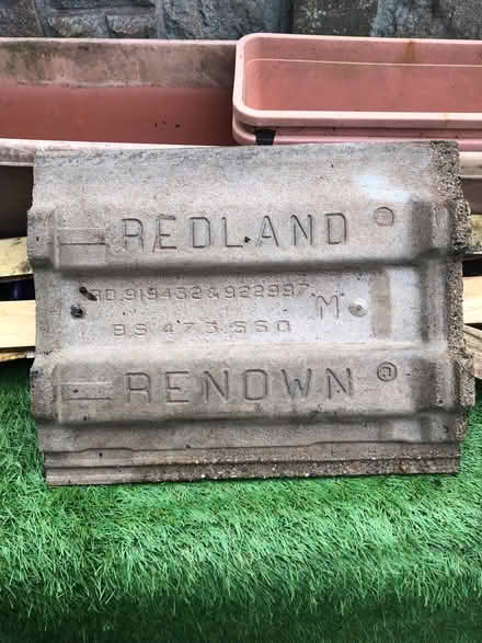 Photo of free Redlands roof tiles and edge caps (Blacksnape BB3) #1