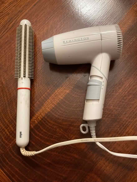 Photo of free Small Remington hair dryer and curling brush (Welshpool SY21) #1