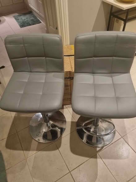 Photo of free Grey Bar Stools (Barbican EC1A) #1