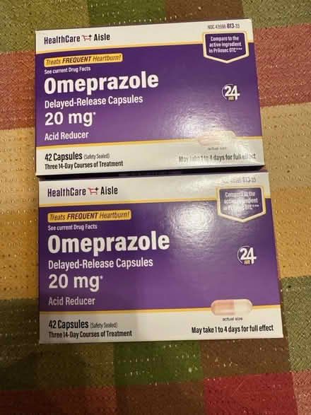 Photo of free Omeprazole capsules (Burlington near Woburn line) #1
