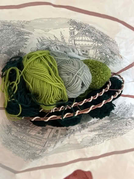 Photo of free Part made pompom wreath (Haywards Heath RH16) #2