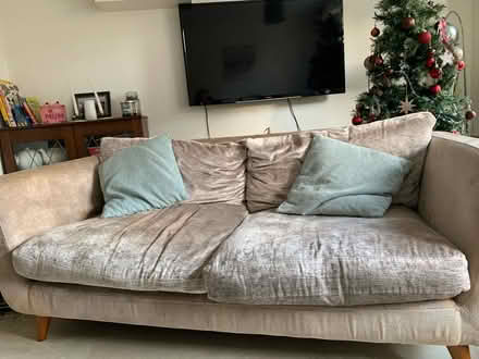 Photo of free 3 & 2 seater Laura Ashley sofas (SG4) #1