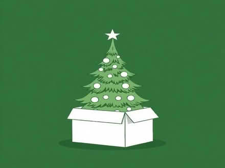 Photo of free Christmas tree in original box 5ft.6 (Carnforth LA5) #1