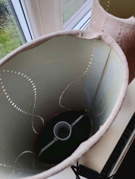 Photo of free 2 accent lamps, suede effect (OX4 Temple Cowley) #3