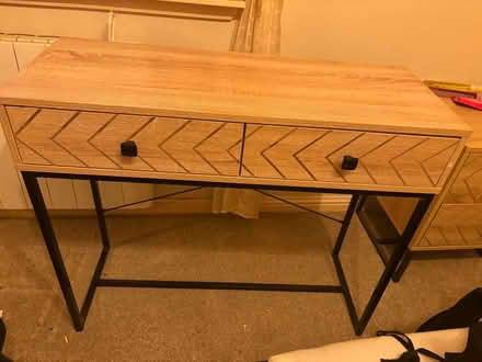 Photo of free Bedside cabinet and dressing/console table (Blackness DD1) #1