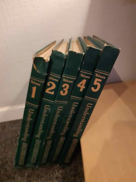 Photo of free Old Science books vol 1 - 5 (Disley SK12 2EX) #1