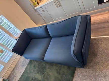 Photo of free Royal blue 3 seater couch (L17) #2