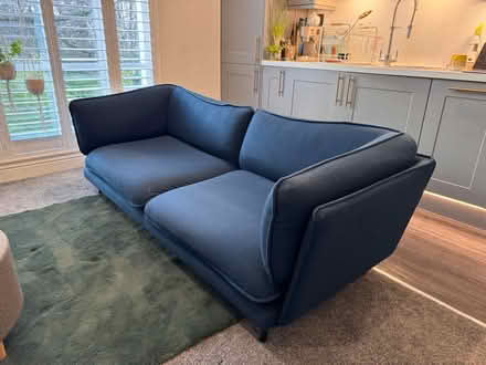 Photo of free Royal blue 3 seater couch (L17) #1