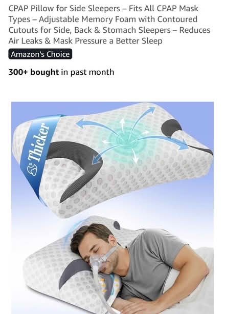 Photo of free 2 Memory Foam CPAP/ Apnea pillows (Sunbury TW16) #3