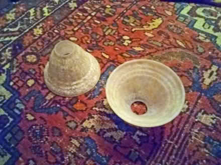 Photo of free Two heavy frosted glass lampshades (New Marston OX3) #2