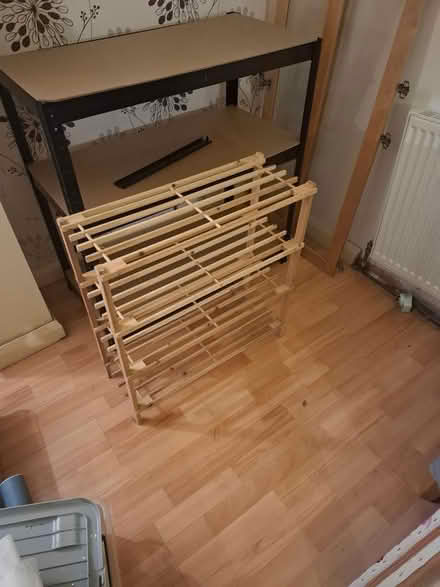 Photo of free wooden shoe rack (Armley LS12) #1