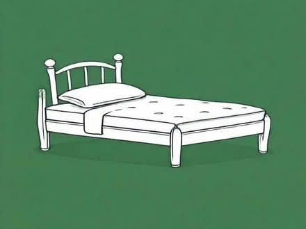 Photo of Small double bed and mattress (Seaside BN22) #1