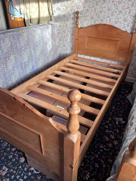 Photo of free 2 x single wooden beds (SK9) #1