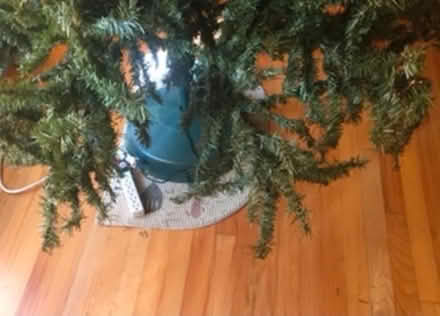 Photo of free 7.5-foot unlit Christmas tree (Midtown West/Levy Park) #2